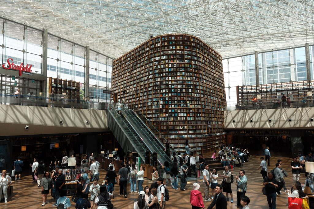 Starfield Library inside COEX Mall in Seoul